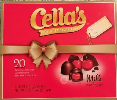 Milk Chocolate Delicious Cherries Covered With Real Milk Chocolate, Milk Chocolate