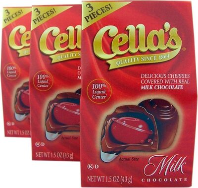 Delicious Cherries Covered With Real Milk Chocolate