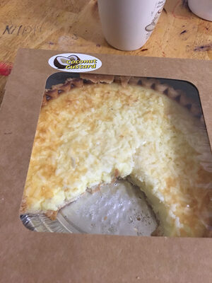 Old Fashioned Coconut Custard Pie, Coconut Custard