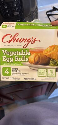 Vegetable Egg Rolls With Dipping Sauce, Vegetable