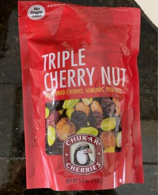 Trio Of Dried Cherries, Almonds, Pistachios Triple Cherry Nut, Triple Cherry