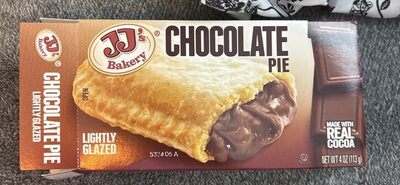 Chocolate Pie Lightly Glazed, Chocolate