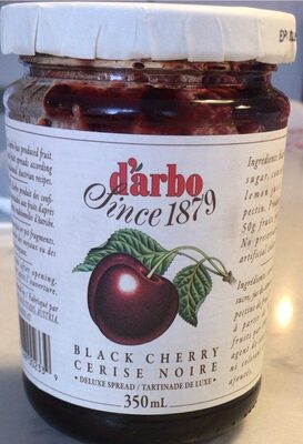 Black Cherry Fruit Spread, Black Cherry