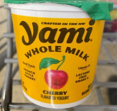 Cherry Flavored French Style Whole Milk Yogurt, Cherry