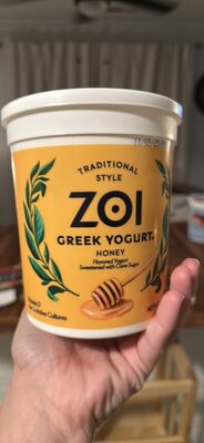 Honey Traditional Style Greek Yogurt, Honey