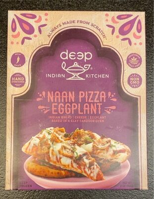 Eggplant Indian Bread, Cheese, Eggplant Naan Pizza, Eggplant