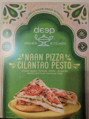 Cilantro Pesto Naan Pizza