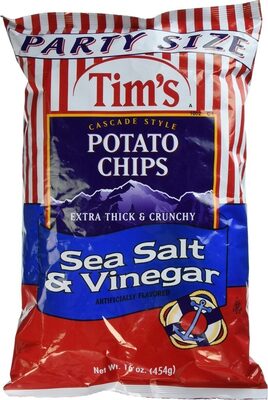 Sea Salt & Vinegar Cascade Style Potato Chips, Sea Salt & Vinegar