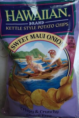 Sweet Maui Onion Kettle Crispy & Crunchy Style Potato Chips, Sweet Maui Onion
