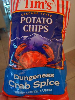 Dungeness Crab Spice Cascade Style Potato Chips, Dungeness Crab Spice