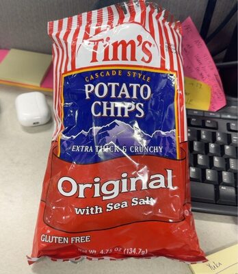 Original With Sea Salt Cascade Style Potato Chips, Original With Sea Salt