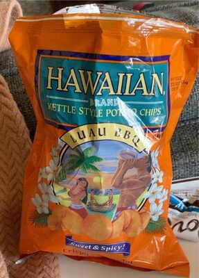 Luau BBQ Flavored Kettle Style Potato Chips, Luau BBQ