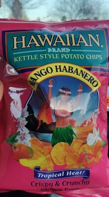 Mango Habanero Flavored Kettle Style Potato Chips, Mango Habanero