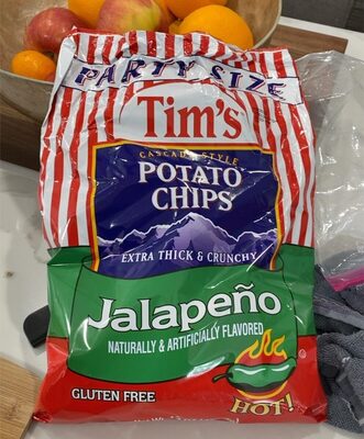 Jalapeno Flavored Cascade Style Potato Chips, Jalapeno