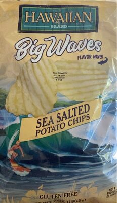 Sea Salted Potato Chips, Sea Salted
