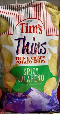 Spicy Jalapeno Thin & Crispy Potato Chips, Spicy Jalapeno