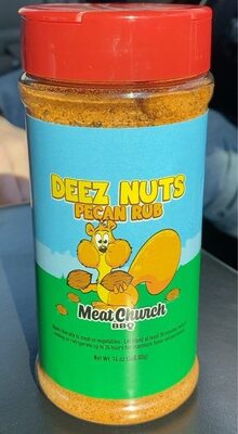 Deez Nuts Pecan BBQ Rub, Deez Nuts Pecan