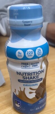 Original Balanced Nutrition Shake, Chocolate, Chocolate