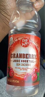 Cranberry Juice Cocktail, Cranberry