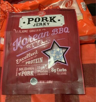 Korean BBQ Style Pork Jerky, Korean BBQ Style