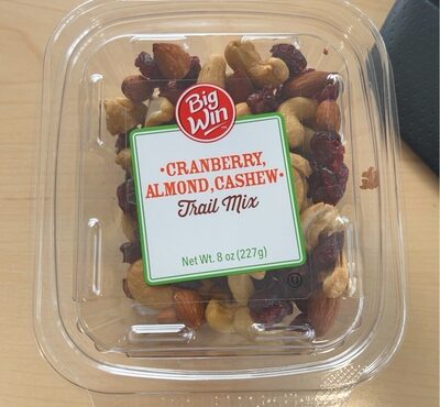 Cranberry, Almond, Cashew Trail Mix, Cranberry, Almond, Cashew