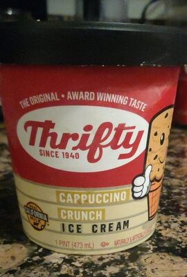 Cappuccino Crunch Flavored Ice Cream, Cappuccino Crunch