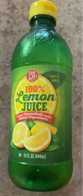 Lemon Juice, Lemon