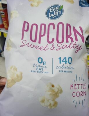 Sweet & Salty Kettle Corn Popcorn, Sweet & Salty