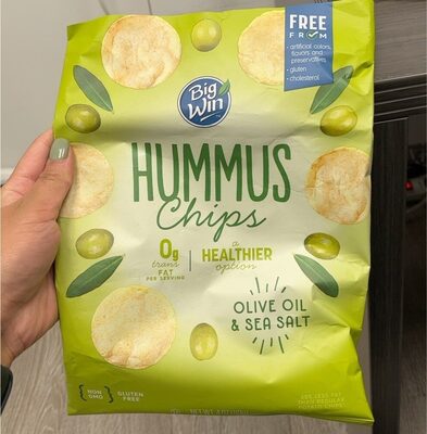 Olive Oil & Sea Salt Hummus Chips, Olive Oil & Sea Salt