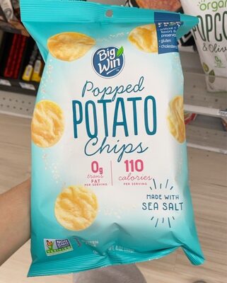 Sea Salt Popped Potato Chips, Sea Salt