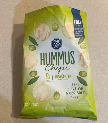 Olive Oil & Sea Salt Hummus Chips, Olive Oil & Sea Salt