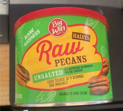 Unsalted Raw Pecans Halves, Unsalted