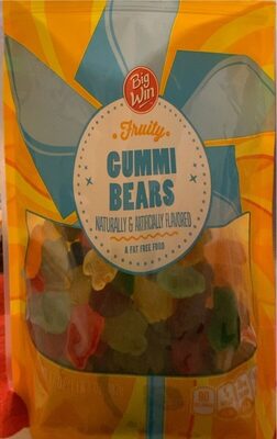 Fruity Flavored Gummi Bears Candy, Fruity