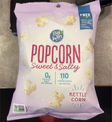 Sweet & Salty Kettle Corn Popcorn, Sweet & Salty
