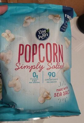 Sea Salt Popcorn, Sea Salt