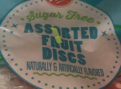 Assorted Fruit Flavored Sugar Free Discs, Assorted Fruit