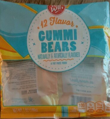 Fruity Flavored Gummi Bears, Fruity