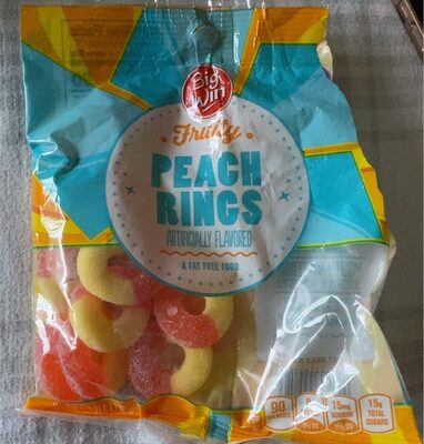 Peach Rings Fruity Candy, Peach Rings