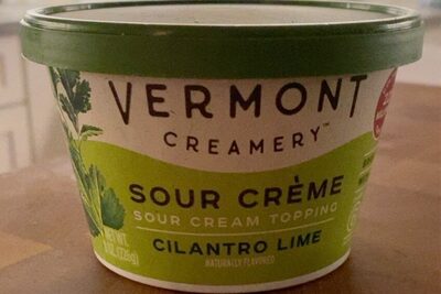 Cilantro Lime Flavored Sour Cream Topping, Cilantro Lime