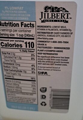 1% Lowfat Milk