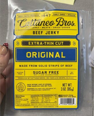 Original Extra-Thin Cut Beef Jerky, Original