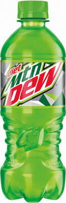 Diet Mtn Dew Soda 20 Fluid Ounce Plastic Bottle