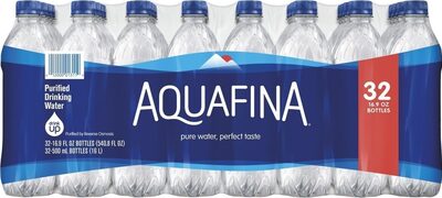 Aquafina Water (16.9 Fl Oz - 32) 540.8 Fluid Ounce 32 Pack Plastic Bottles