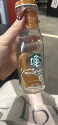 Starbucks Frappucino Caramel Chilled Coffee Drink 13.7 Fluid Ounce Glass Bottle