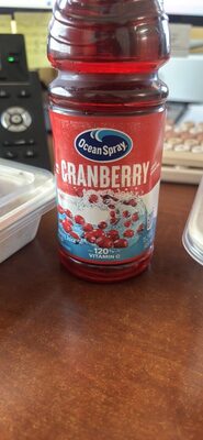 Ocean Spray Cranberry Juice Cocktail 15.2 Fluid Ounce Plastic Bottle