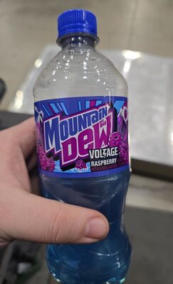 Mtn Dew Voltage Raspberry Citrus Flavor and Ginseng Soda 20 Fluid Ounce Plastic Bottle