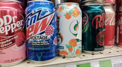 Mountain Dew Voltage Soda 12 Fluid Ounce Aluminum Can