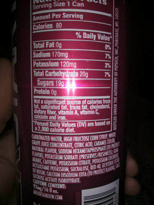Energizing Black Cherry Flavored Juice Drink, Energizing Black Cherry