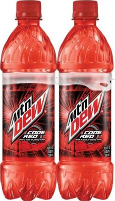 Mtn Dew, Code Red, Soda, With A Rush Of Cherry Flavor