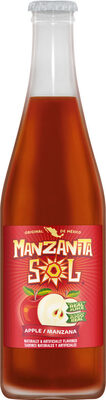 Manzanita Sol Apple Flavored Real Juice 12 Fluid Ounce Glass Bottle